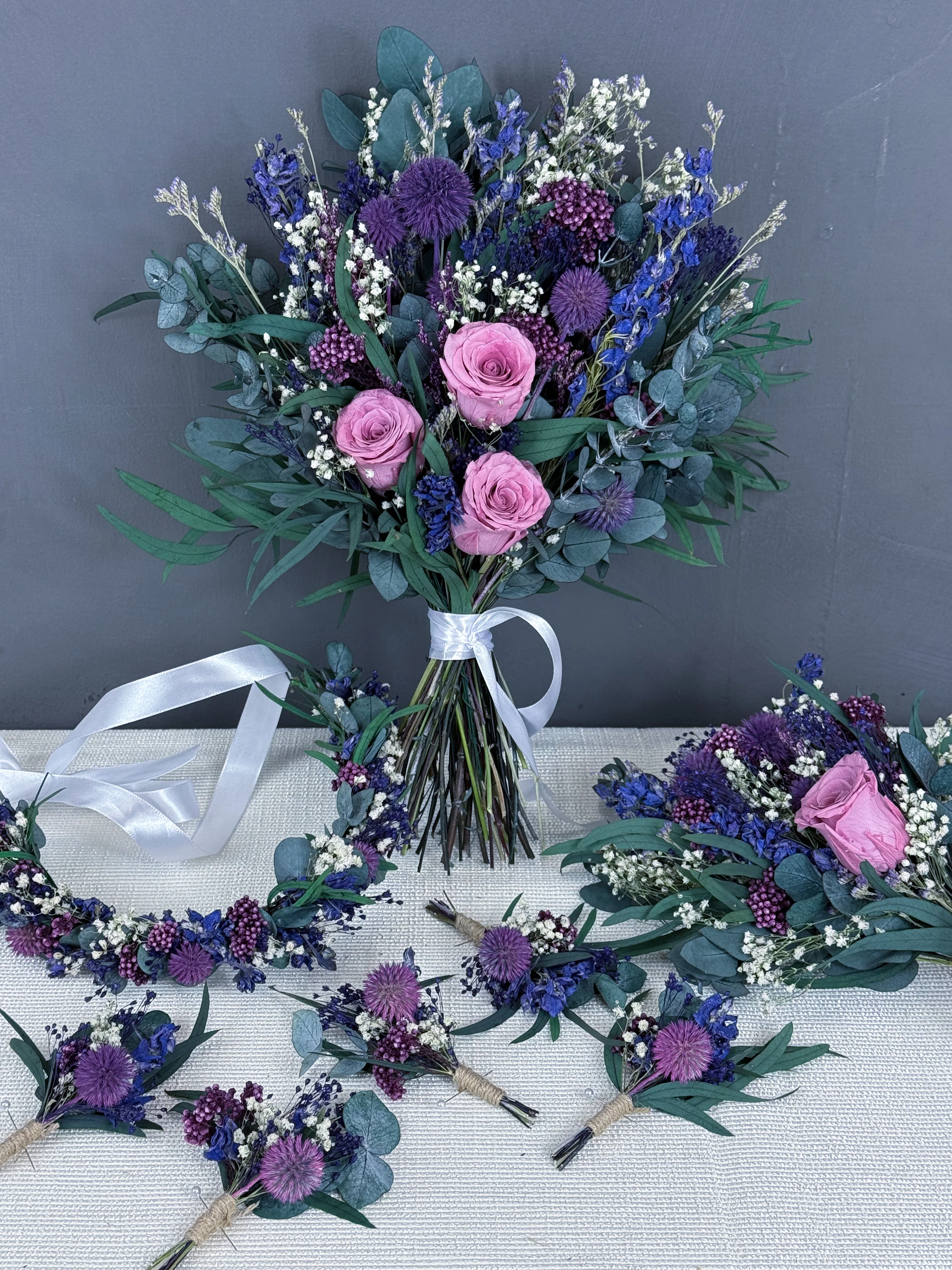 Amalie dried flower bridal bouquet - Image 3