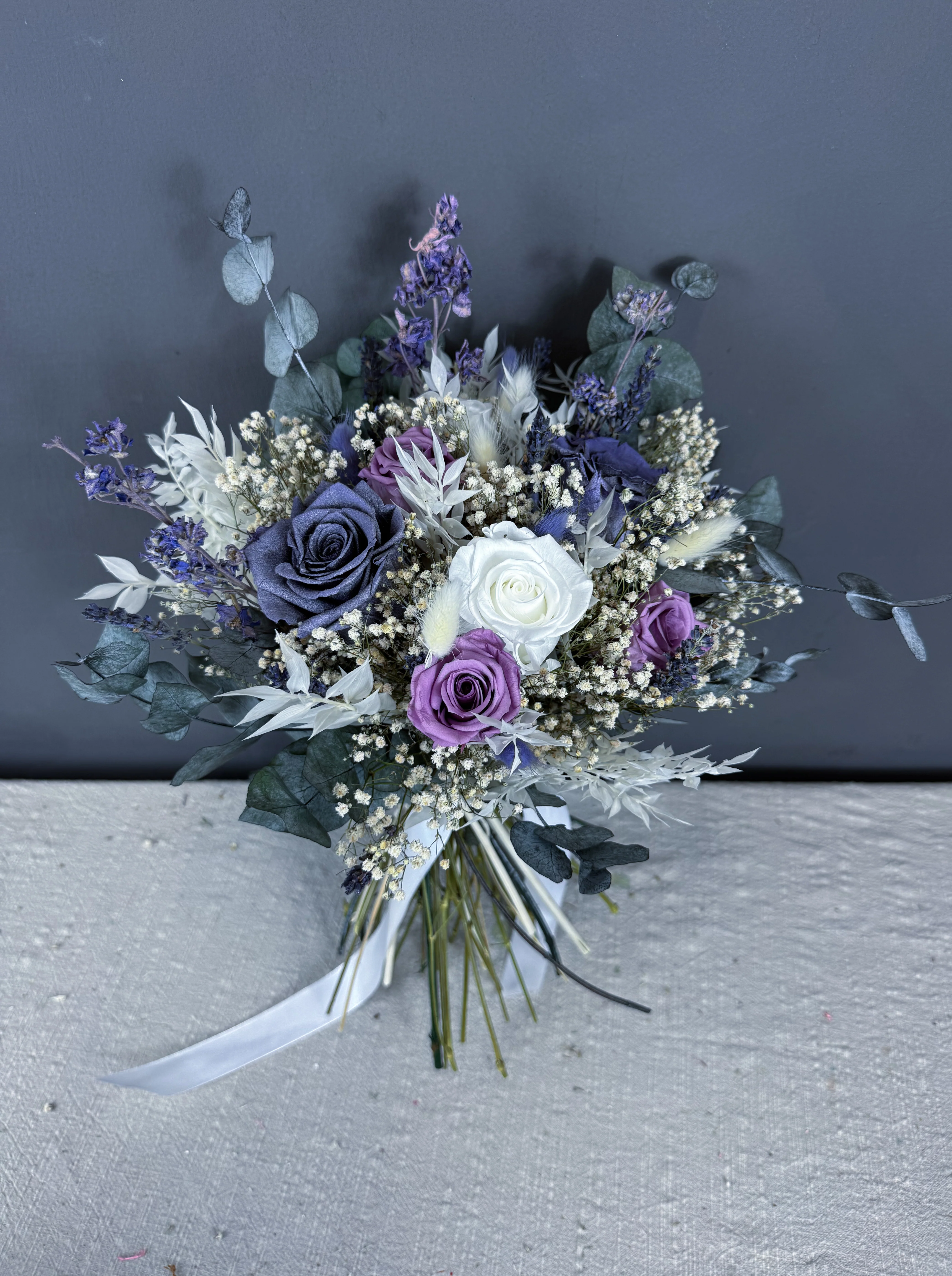 Amelia dried flower bridal bouquet - Image 2
