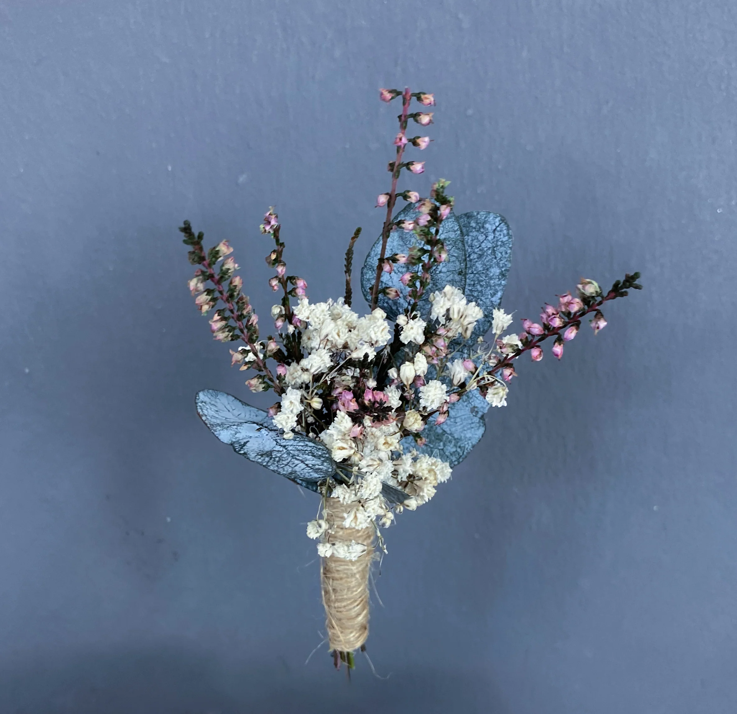 Aubrey dried flower buttonhole - Image 2