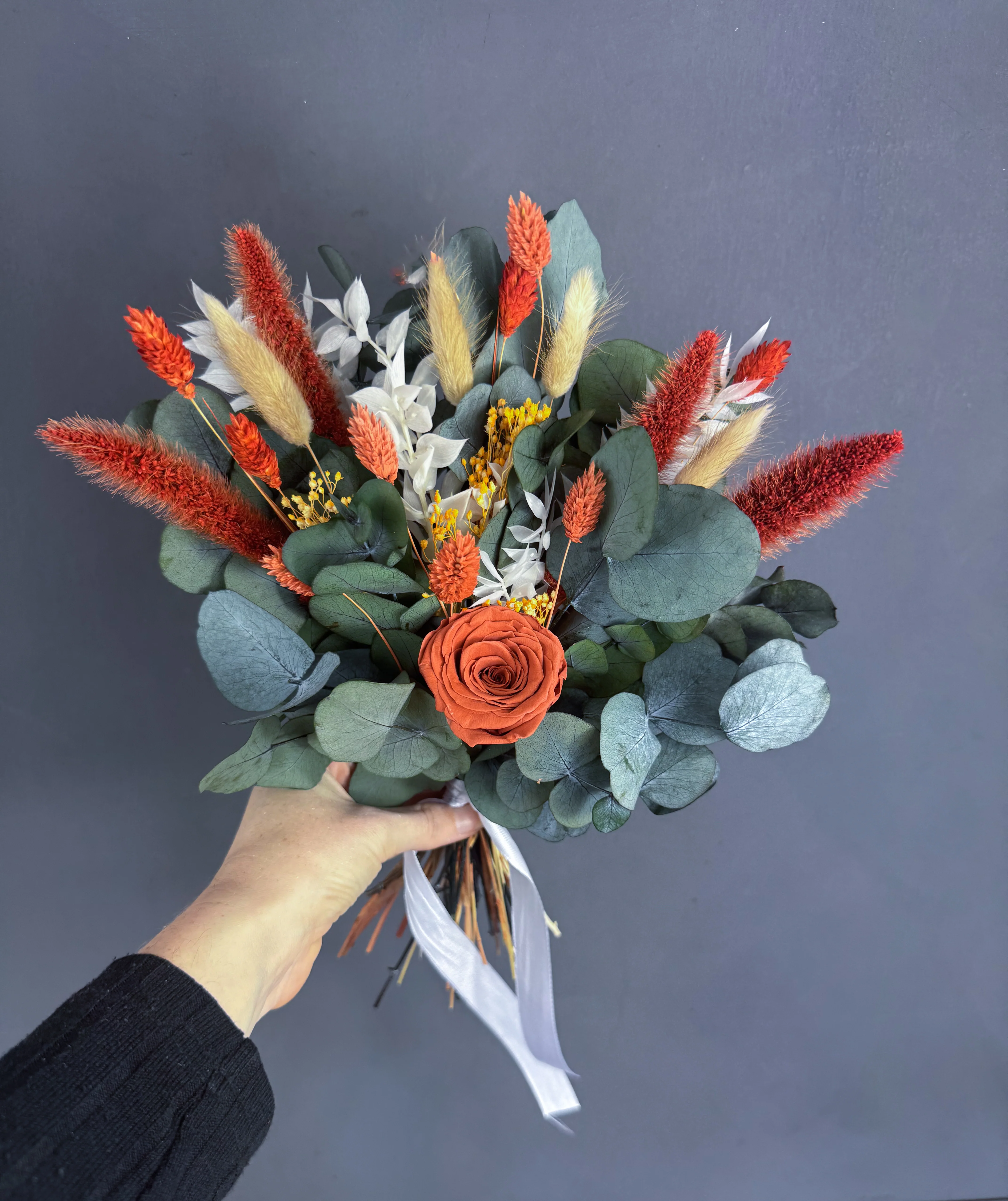 Cara dried bridesmaid bouquet - Image 2