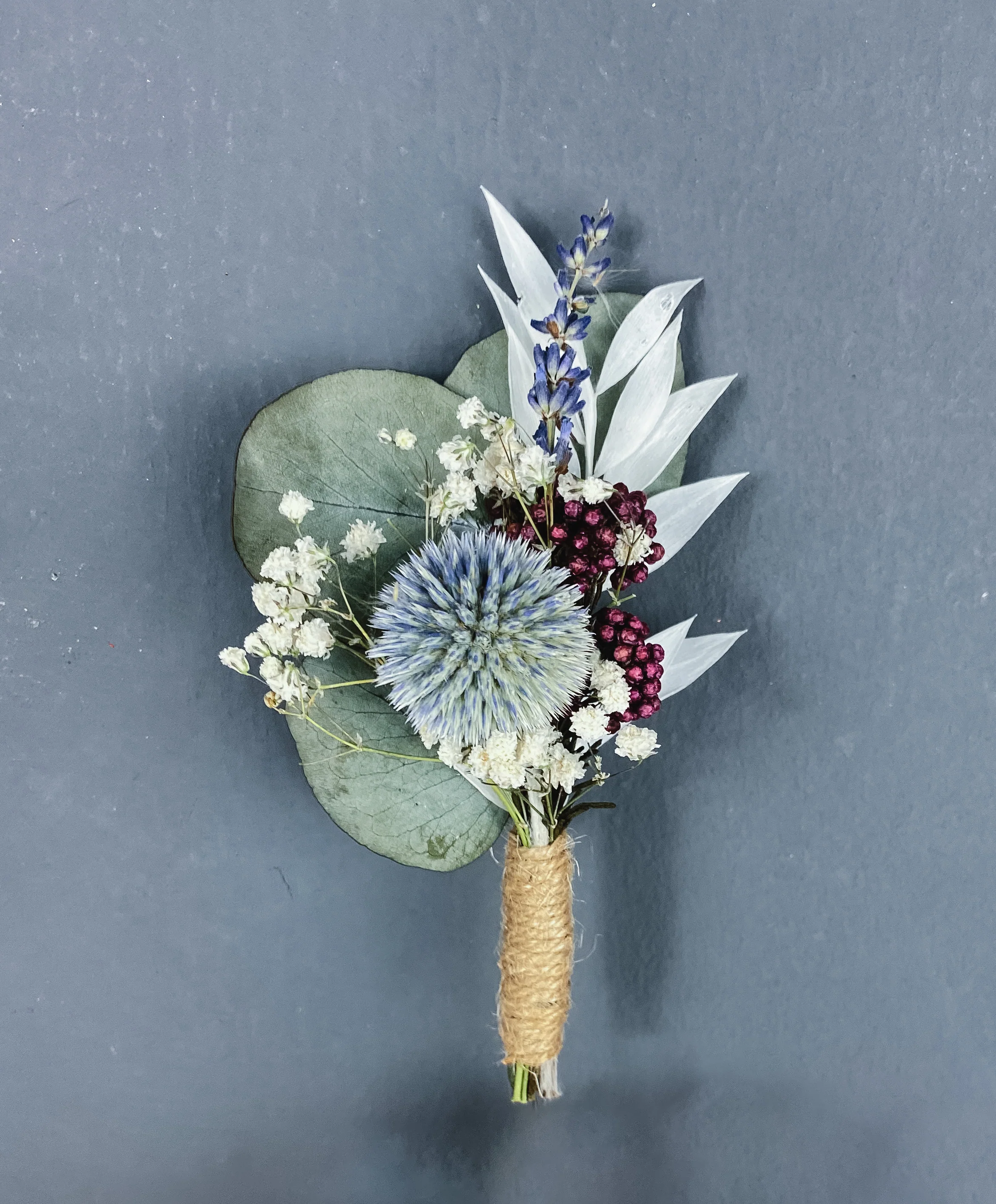 Devon dried flower buttonhole - Image 2