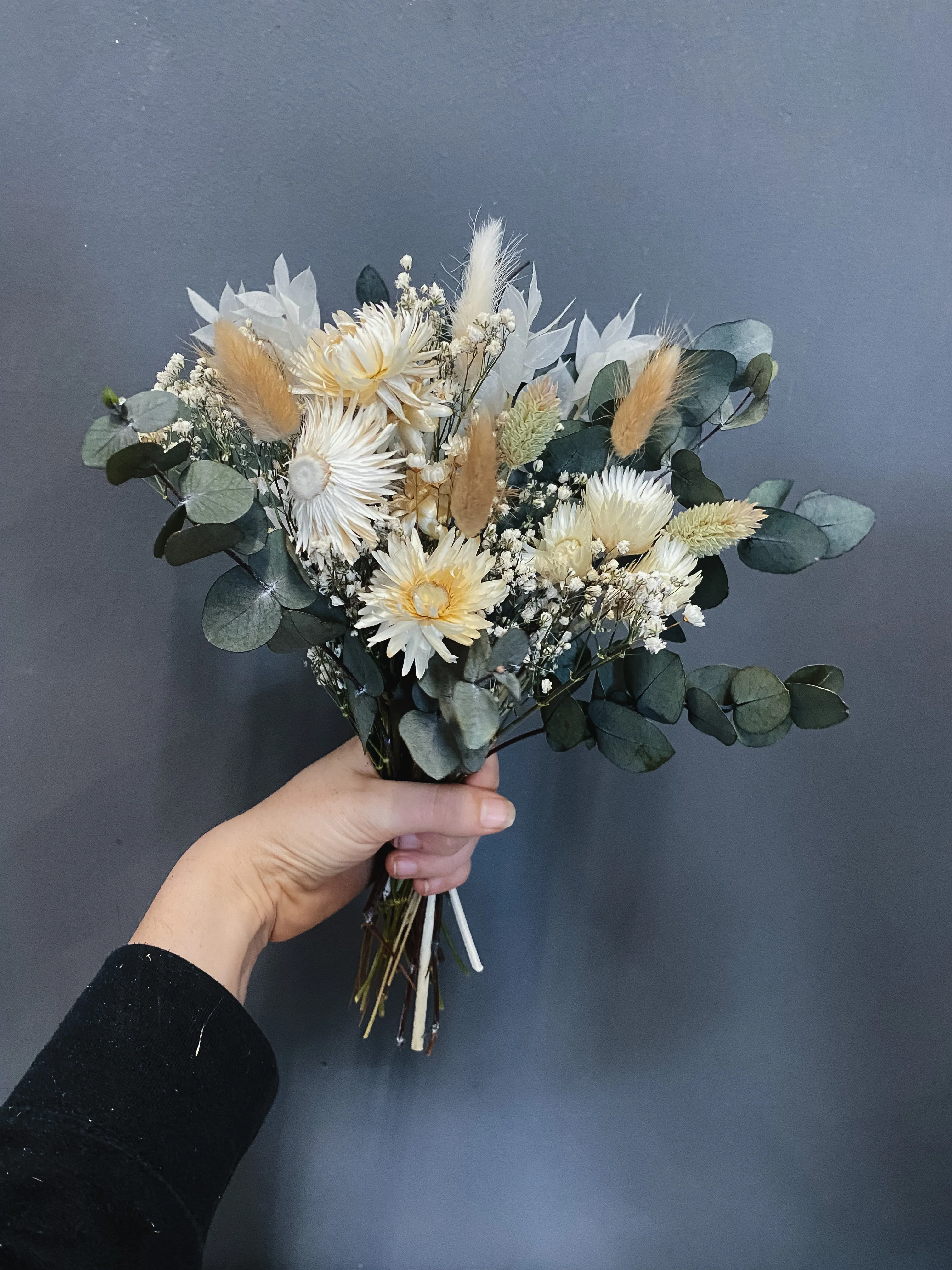 Hana dried flower bridesmaid’s bouquet - Image 3