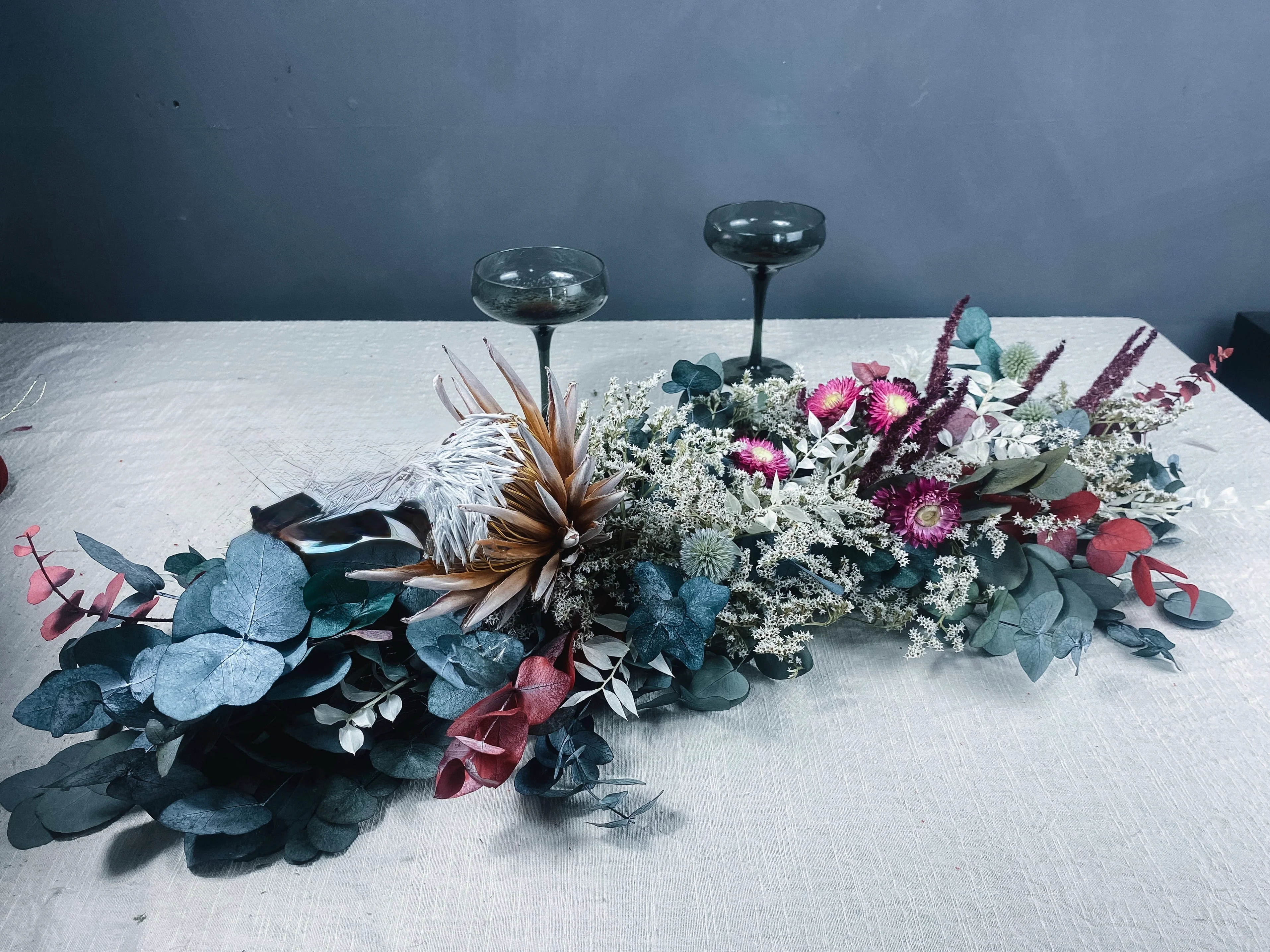 Harper dried flower garland