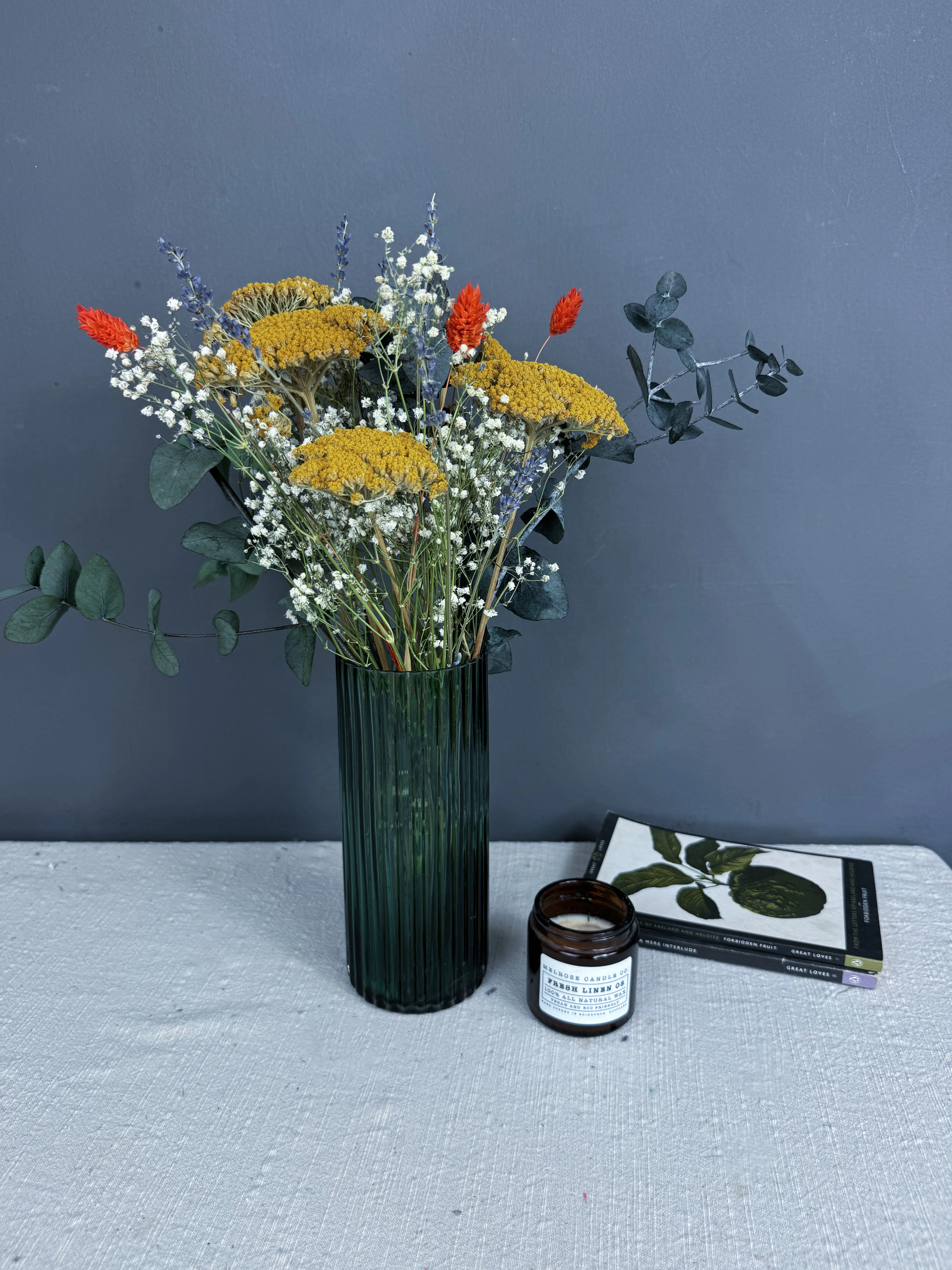 Maisie DIY letterbox dried flowers
