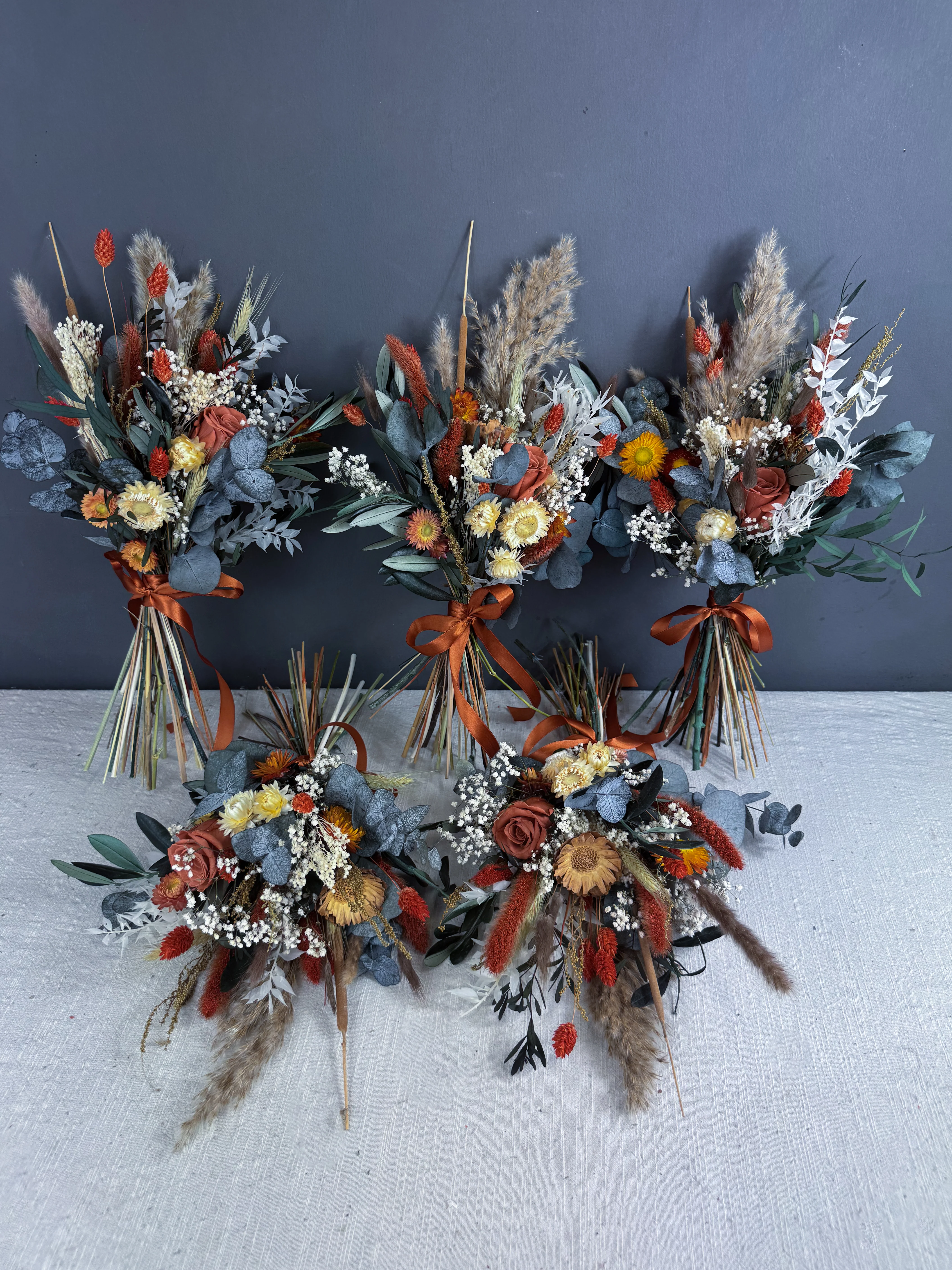 Marla dried bridesmaid bouquet - Image 2