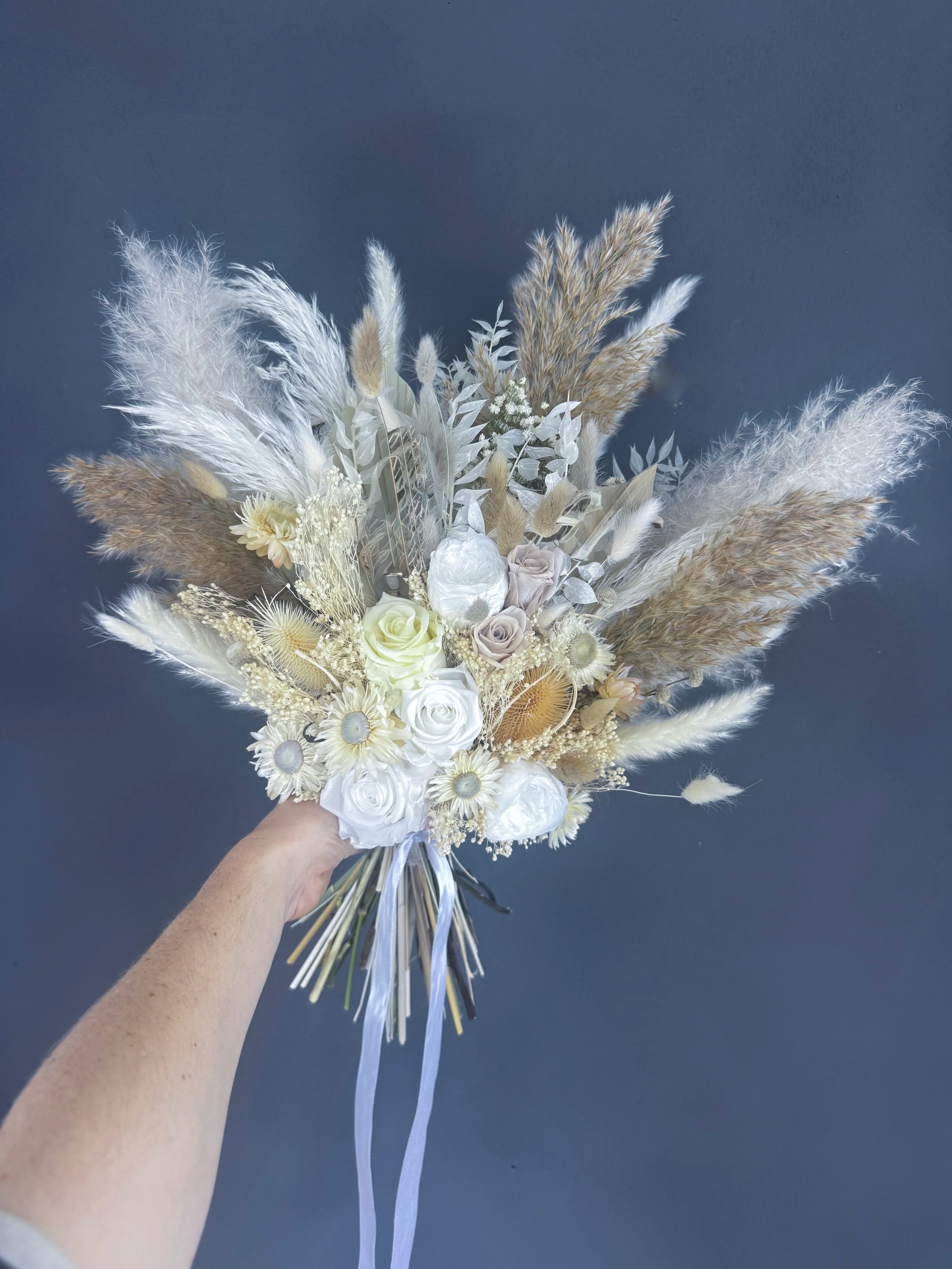 Orla dried flower bridal bouquet