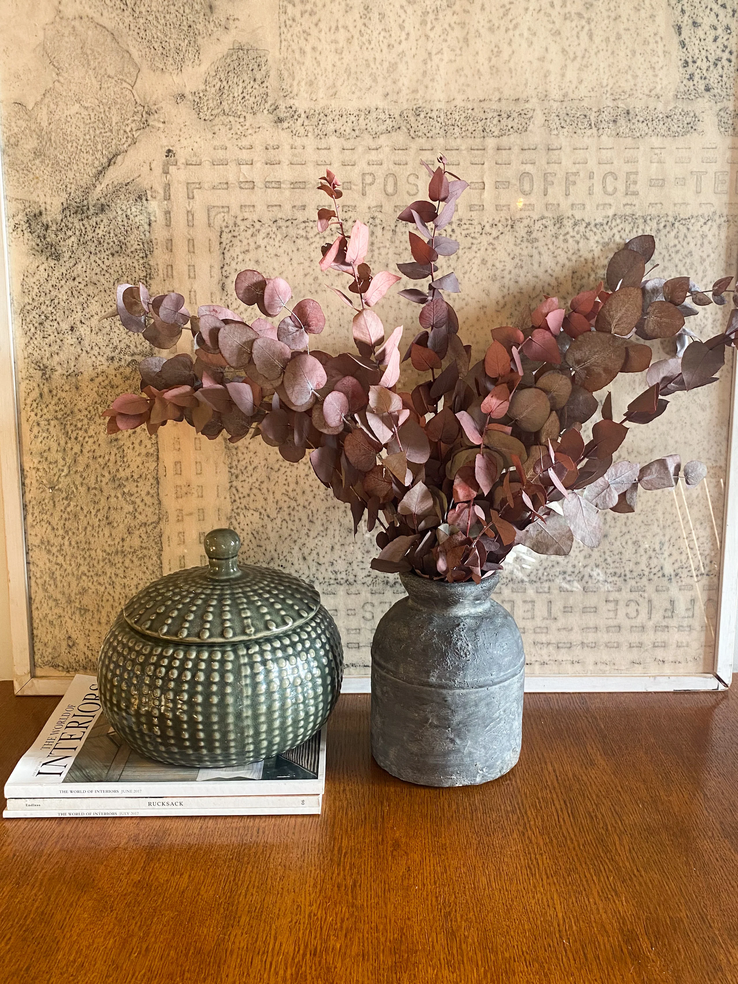 Preserved Eucalyptus Bouquet - Red - Image 4