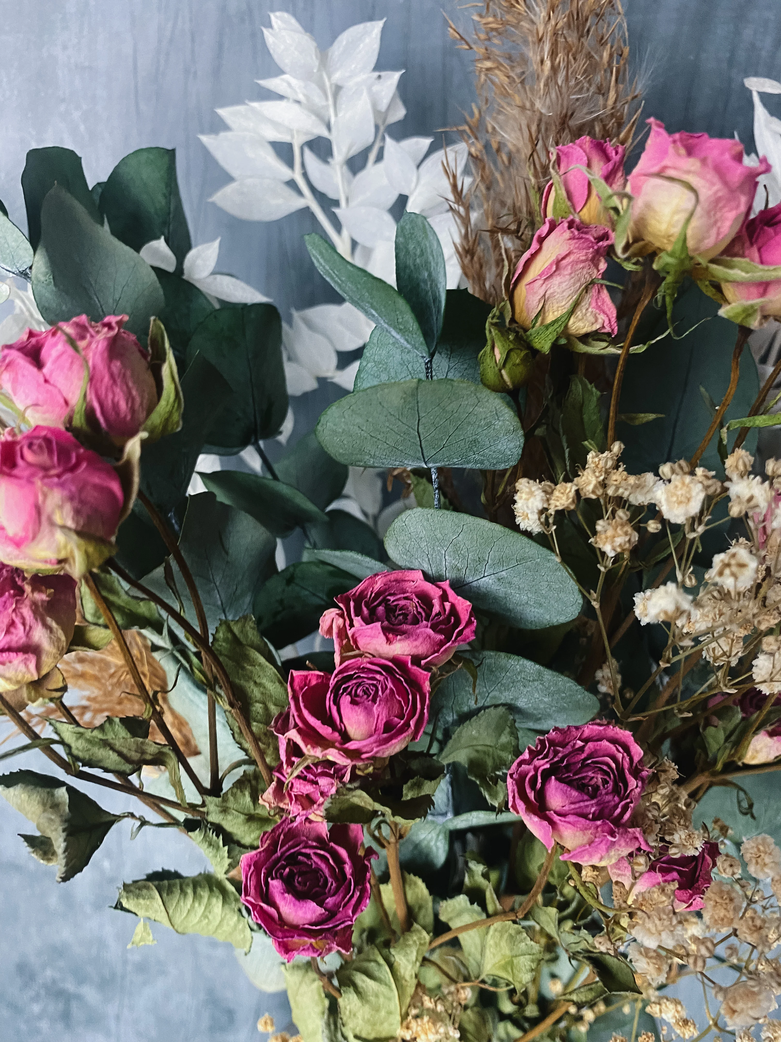 Rose Dried Flower Bouquet - Image 4