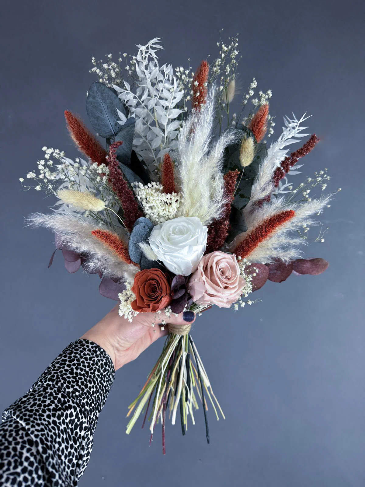 Tilly dried bridesmaid bouquet - Image 2