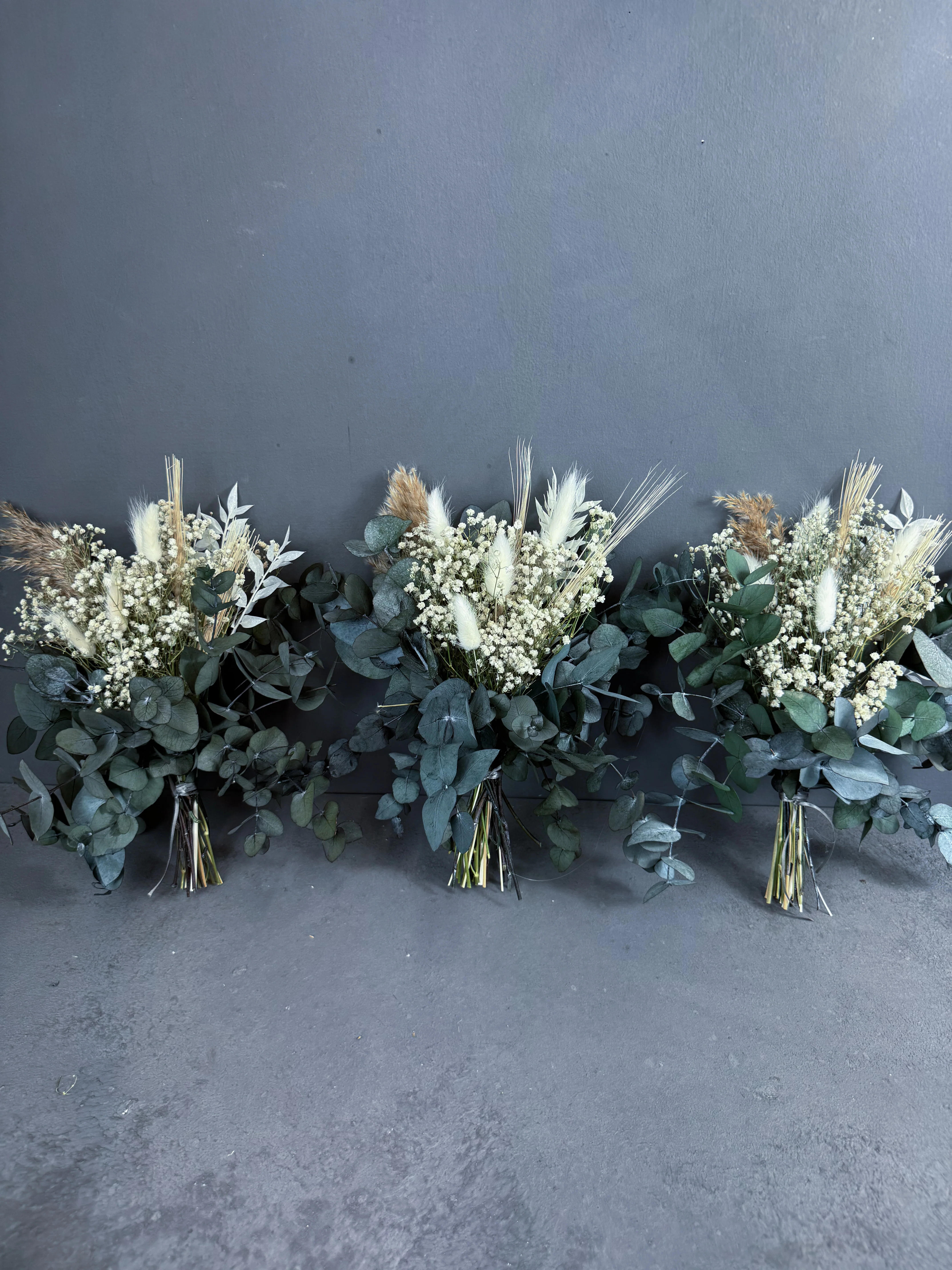 Caitlin Dried Flower Bridesmaid Bouquet