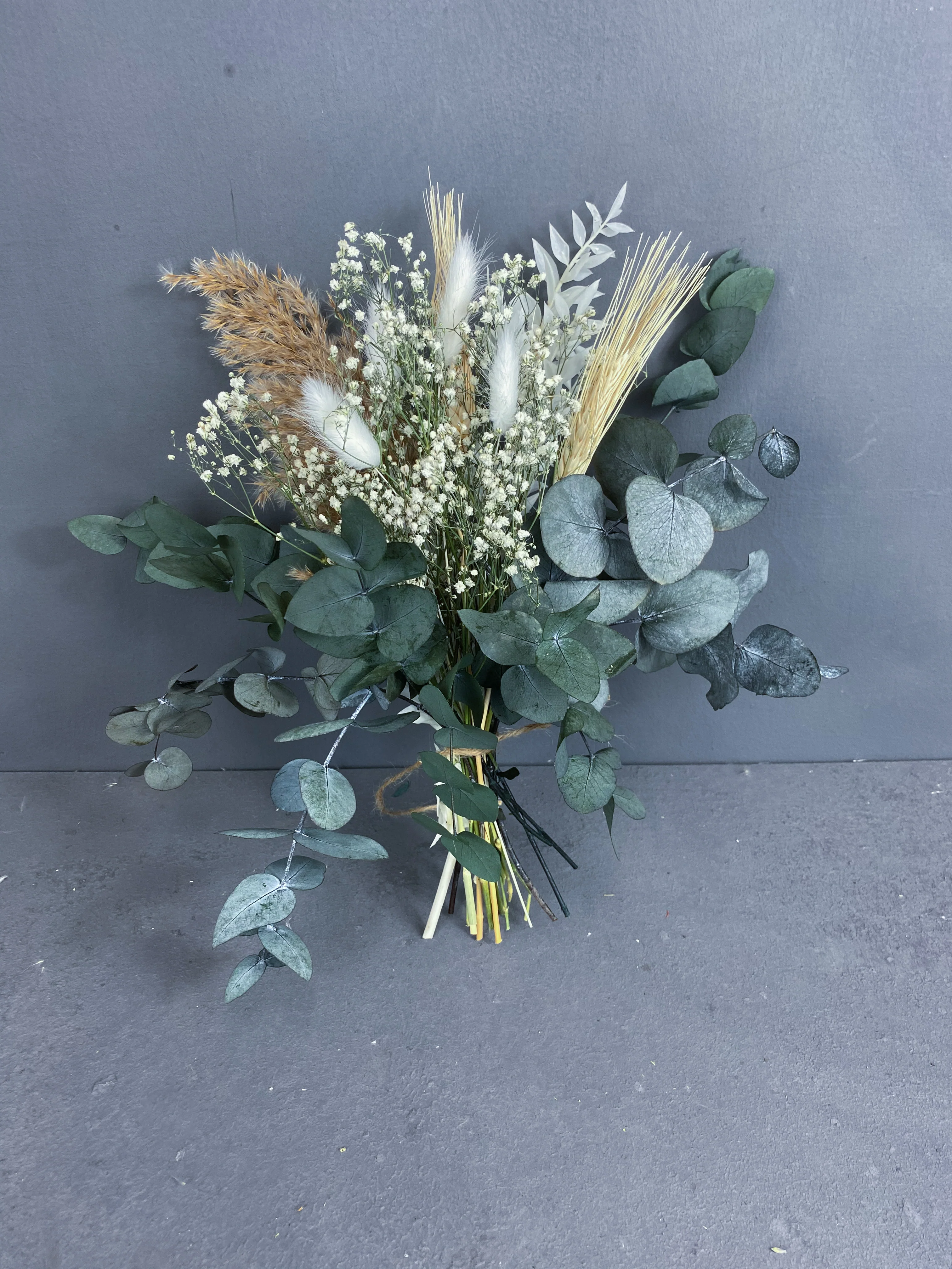 Caitlin Dried Flower Bridesmaid Bouquet - Image 2